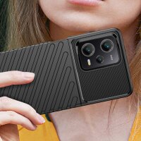 Thunder Case kompatibel mit Xiaomi Redmi Note 12s Silikonschutzhülle schwarz