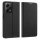 Skin X2 Hülle kompatibel mit Xiaomi Redmi Note 12 4G Flip Cover Wallet Stand schwarz