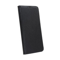 Buch Tasche "Smart" kompatibel mit Honor X8a Handy Hülle Etui Brieftasche Schutzhülle mit Standfunktion, Kartenfach Schwarz