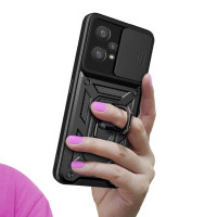 CamShield Armor Hülle kompatibel mit Xiaomi Redmi Note 12 Pro Plus Case Kameraschutz Ringhülle Halter Stoßfest
