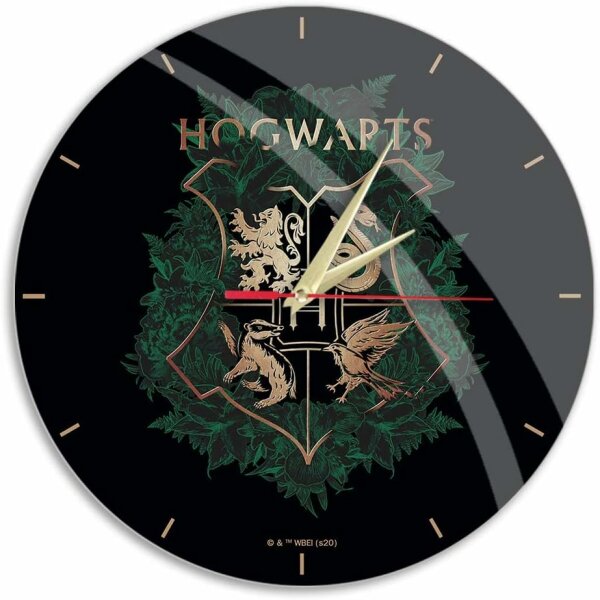 Wanduhr glänzend Harry Potter 019 Harry Potter Schwarz