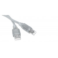 1,5 Meter Hi-Speed USB 2.0 Kabel: Transparente Leistung mit 480 Mbit/s Übertragungsrate, Plug-and-Play für Drucker