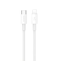 Dudao Schnellladekabel USB C - iPhone-Anschluss 30W Power Delivery Kabel 1m  - Weiß