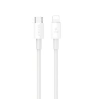 Dudao Schnellladekabel USB C - iPhone-Anschluss 30W Power Delivery Kabel 1m  - Weiß