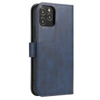 Premium Magnet Case Buch Tasche Schutzhülle aufklappbare Hülle Standfunktion Zubehör kompatibel mit Samsung Galaxy A14 5G Blau