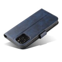 Premium Magnet Case Buch Tasche Schutzhülle aufklappbare Hülle Standfunktion Zubehör kompatibel mit Samsung Galaxy A14 5G Blau