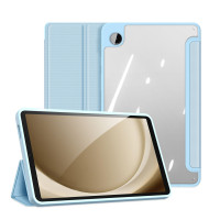 Toby Eco-Leather Tablet-Ledertasche Schale Cover für Samsung Galaxy Tab A9 8.7" mit Smart-Sleep Funktion Wake-Up Stifthalter Schutzhülle Blau