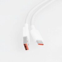 Original Ladekabel / Datenkabel USB-KABEL - Xiaomi USB-A - USB-C 6A 1 m Weiß