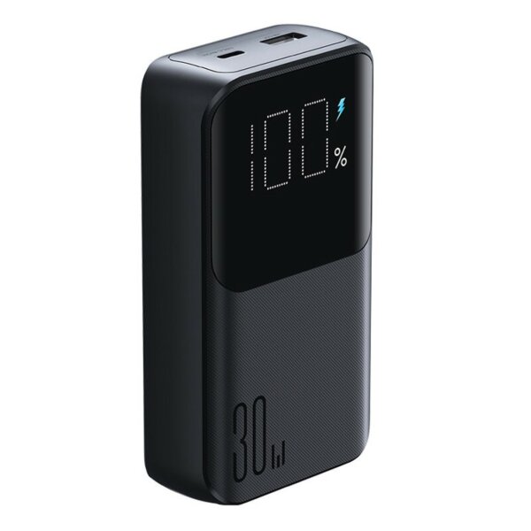 Mini-Powerbank mit integrierten Kabeln Joyroom JR-PBC07 20000 mAh 30 W – Schwarz