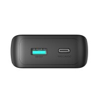 Joyroom Powerbank 30W 10000mAh mit integrierten iPhone und USB-C-Kabeln Schwarz