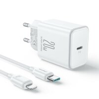 Joyroom 20-W-USB-C-PD-Ladegerät mit USB-C-Kabel...