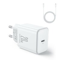 Joyroom 20-W-USB-C-PD-Ladegerät mit USB-C-Kabel – iPhone-Kabel JR-TCF06