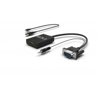 Inca VGA-auf-HDMI-Konverter mit USB-Stromadapter und Audiokabel (HDMI-Buchse, VGA-Stecker)