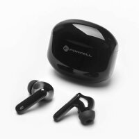 FORCELL F-AUDIO drahtgebundene Ohrhörer TWS Clear Sound schwarz Bluetooth Verbindung 320 mAh