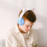 HOCO Kabellose Kopfhörer Blau mit Bluetooth W42...