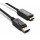 Inca High-Definition Verbindung: 1,8m DisplayPort zu HDMI Kabel für 4K Auflösung (30 Hz), Schwarz