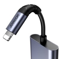 Joyroom SY-L02 iPhone auf 2x iPhone DAC-Adapter 2in1 – Schwarz