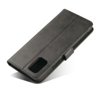 Premium Magnet Case Buch Tasche Schutzhülle aufklappbare Hülle Standfunktion Zubehör kompatibel mit Samsung Galaxy M54 Schwarz