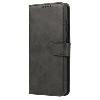 Premium Magnet Case Buch Tasche Schutzhülle aufklappbare Hülle Standfunktion Zubehör kompatibel mit Samsung Galaxy M54 Schwarz