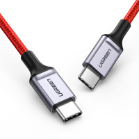 Ugreen US294 USB-C 2.0 / USB-C 2.0 3A Kabel – rot