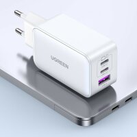 Ugreen CD244 65W USB-A / 2x USB-C GaN-Schnellladegerät - Weiß