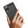 Silikon Hülle Bumper Carbon kompatibel mit Oppo A98 5G Case TPU Soft Handyhülle Cover Schutzhülle Schwarz