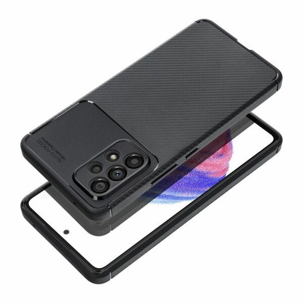 Silikon Hülle Bumper Carbon kompatibel mit SAMSUNG GALAXY S24 Case TPU Soft Handyhülle Cover Schutzhülle Schwarz