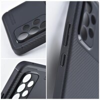 Silikon Hülle Bumper Carbon kompatibel mit SAMSUNG GALAXY S24 Case TPU Soft Handyhülle Cover Schutzhülle Schwarz