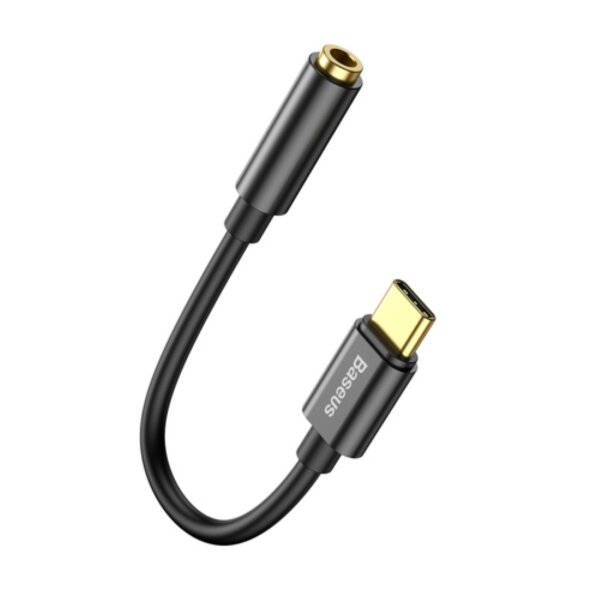 L54 Kopfhöreradapter USB-C auf 3,5 mm Audiobuchse DAC 24 Bit 48 KHz schwarz