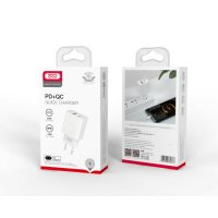 XO Wandladegerät CE02A PD 20W QC 3.0 18W 1x USB 1x...