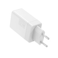 Maxlife MXTC-08-65ACC PD QC Ladegerät 2x USB-C 1x USB 65W weiß