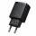 Baseus Compact Schnellladegerät USB / USB Type C 20W 3A Power Delivery Quick Charge 3.0 schwarz