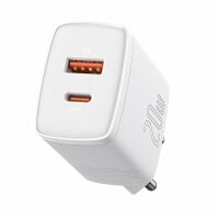 Baseus Compact Schnellladegerät USB / USB Type C 20W...