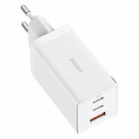 GaN 2xUSB C 1x USB 65W Schnellladegerät Baseus GaN5...