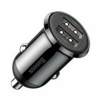 Baseus Grain Pro Autoladegerät 2x USB 4,8 A schwarz...