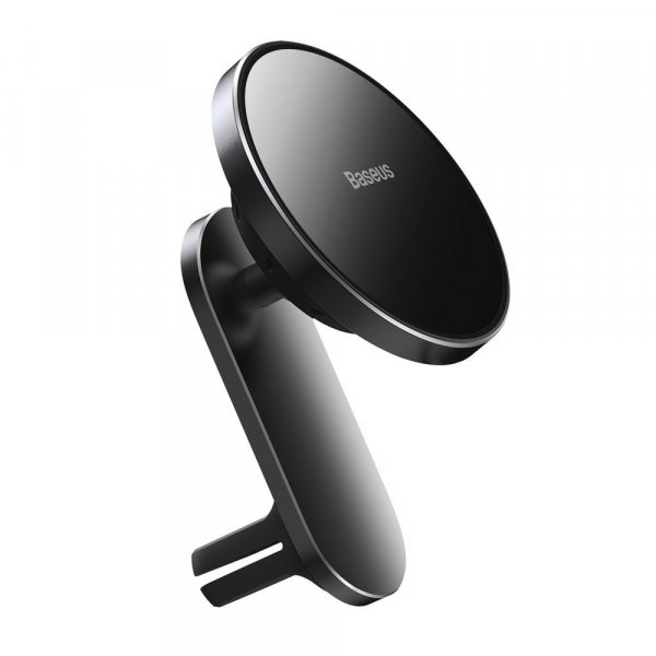 Baseus magnetischer Autotelefonhalter kabelloses Qi-Ladegerät 15 W (MagSafe kompatibel für iPhone) schwarz (WXJN-01)