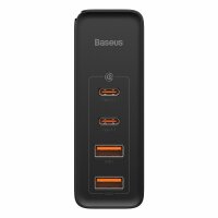 Baseus GaN2 Pro Schnellladegerät 100W USB / USB Typ C Quick Charge 4+ Power Delivery Schwarz (CCGAN2P-L01)