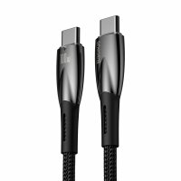 Baseus Glimmer Series Schnellladekabel USB-C 480 Mbit/s PD 100 W 1 m Schwarz