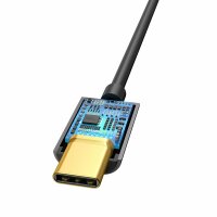 Baseus L54 Kopfhöreradapter USB-C auf 3,5 mm Audiobuchse DAC 24 Bit 48 KHz schwarz (CATL54-01)