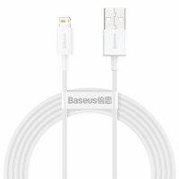 Baseus Superior Kabel USB - iPhone 2,4A 2 m Weiß...