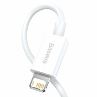 Baseus Superior Kabel USB - iPhone 2,4A 2 m Weiß (CALYS-C02)