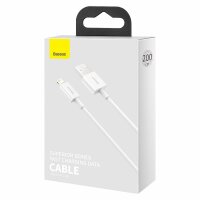 Baseus Superior Kabel USB - iPhone 2,4A 2 m Weiß (CALYS-C02)