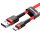 Baseus Cafule Cable durabel Kabel mit Nylon geflochtenes Ladekabel USB / USB-C QC3.0 2A 2M rot (CATKLF-C09)