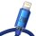 Baseus Crystal Shine Series Kabel USB-Kabel USB zu iPhone 2.4A 1.2m blau