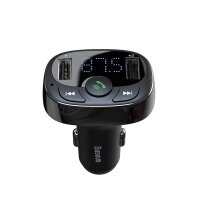 Baseus S-09A Auto-Bluetooth-Sender & Ladegerät – Praktische Kombi in Schwarz