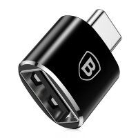 Baseus Adapter von USB auf USB Type-C Kabel OTG schwarz