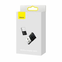 Baseus BA04 Mini Bluetooth 5.0 USB Adapter Empfänger Sender für Computer schwarz (ZJBA000001)