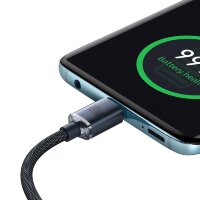 Baseus Smartphonekabel USB-Kabel für schnelles Aufladen und Datenübertragung Typ-C zu Typ-C 100W 2m schwarz