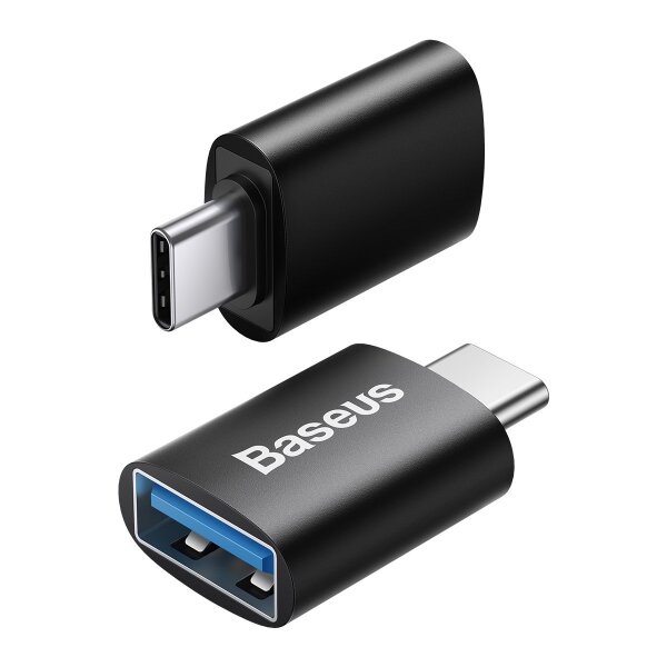 Baseus Konverter Adapter Steckeradapter USB 3.2 auf USB Typ C schwarz