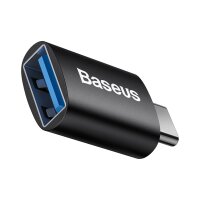 Baseus Konverter Adapter Steckeradapter USB 3.2 auf USB Typ C schwarz